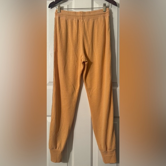 SUNDRY Size XS 0 Gold Joggers Tuxedo Stripes Animal Print Sweatpants Fall Autumn - Picture 12 of 14